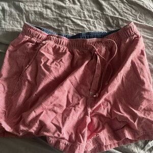 Faded Glory Red and Blue Checkered Shorts